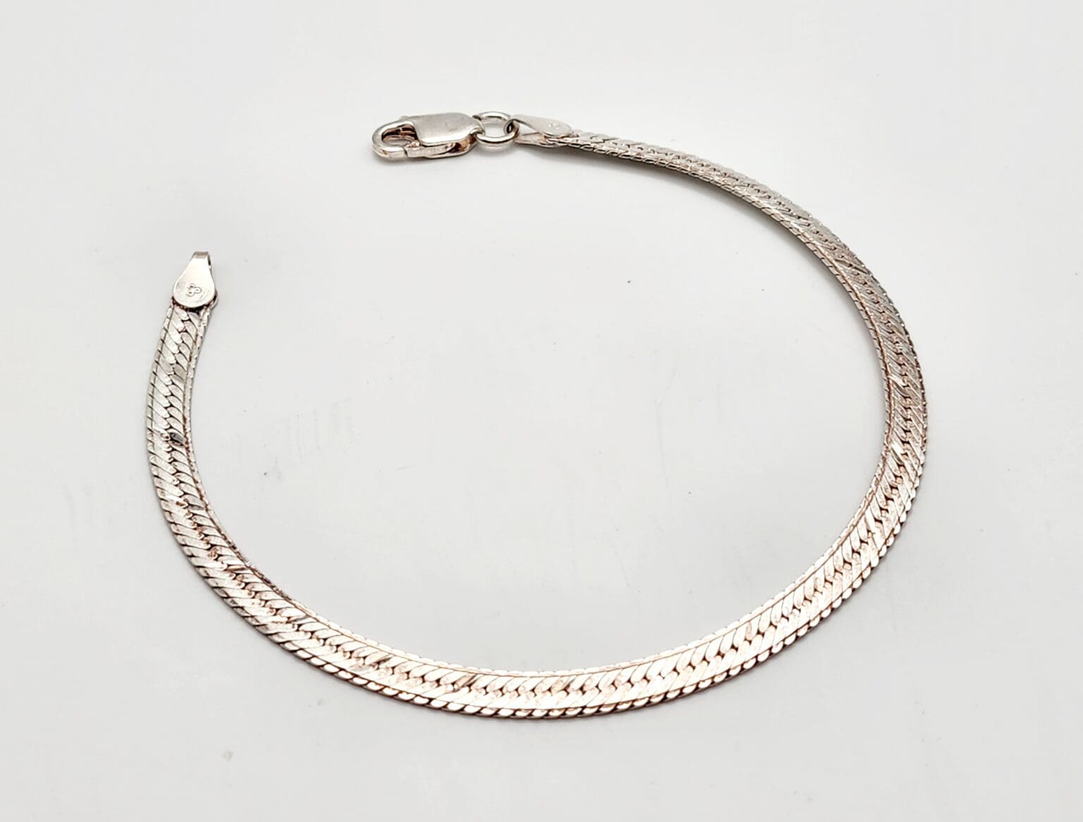 Etched herringbone hotsell bracelet