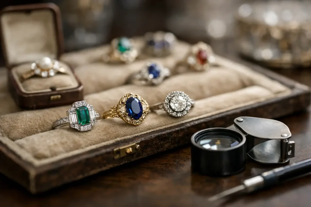 How to Buy Vintage Jewelry Rings Well