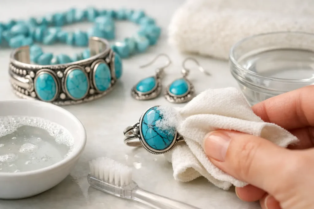 How to Clean Turquoise Jewelry Without Damage