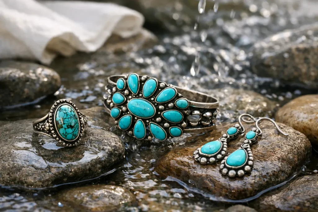 Can Turquoise Get Wet? Care for Vintage Jewelry