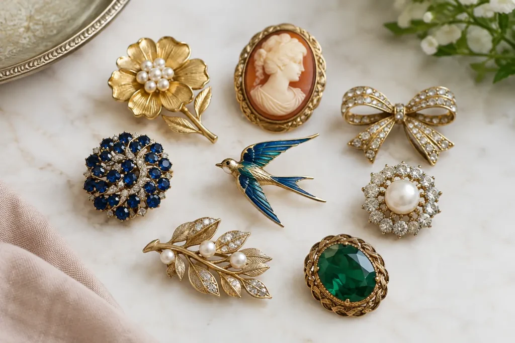 10 Best Vintage Brooch Styles to Look For