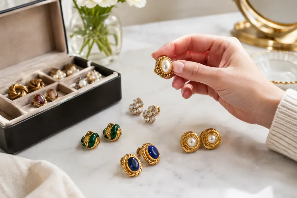 How to Shop Vintage Earrings with Confidence